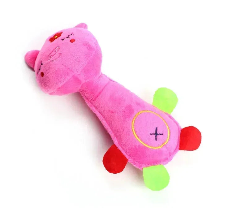 Cute Cartoon Plush Monkey/Deer/Pig Pet Dog Toys Puppy Pets Chewing Interactive Toy Training Pet Dogs Supplies