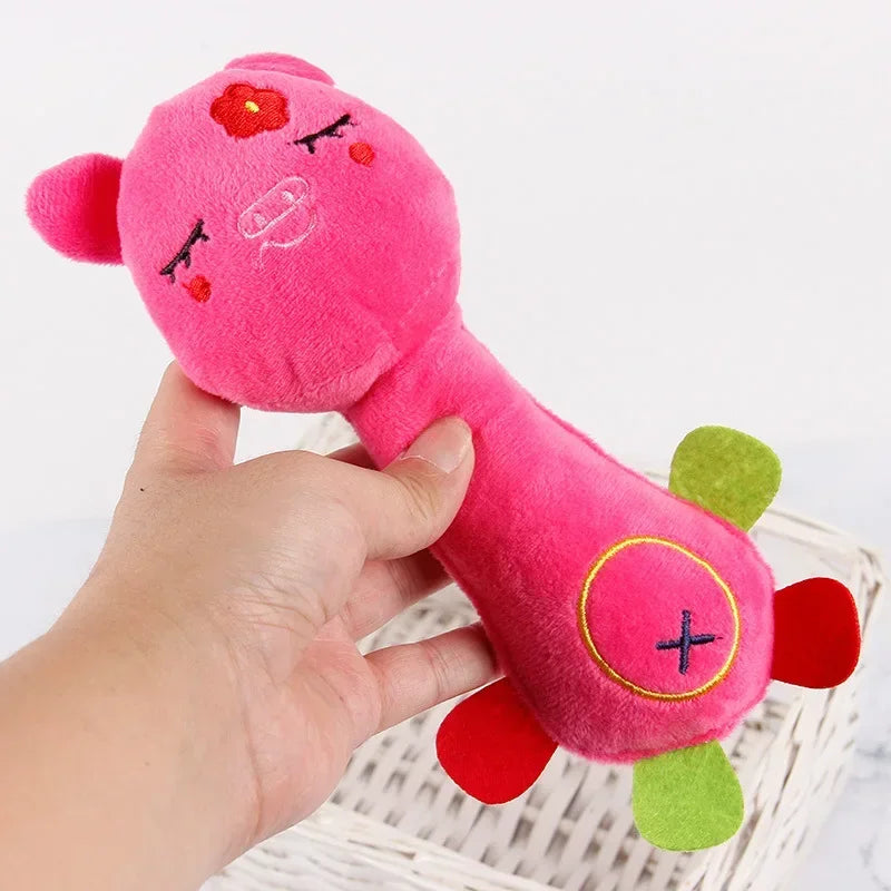 Cute Cartoon Plush Monkey/Deer/Pig Pet Dog Toys Puppy Pets Chewing Interactive Toy Training Pet Dogs Supplies