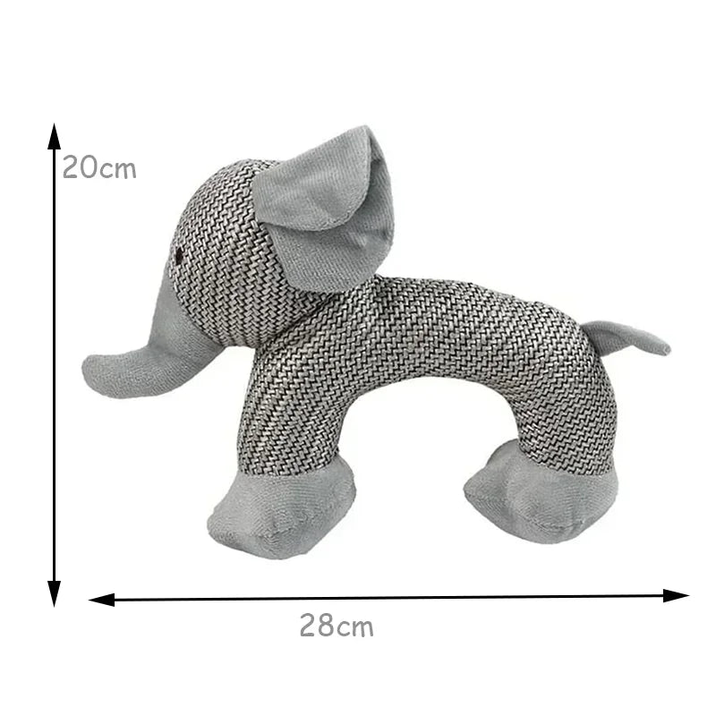 Dog Squeaky Toys Pet Supplies Pets Chew Toy Cute Animal Shape Puppy Plush Toy Cleaning Teeth Interactive For Small Medium Dog