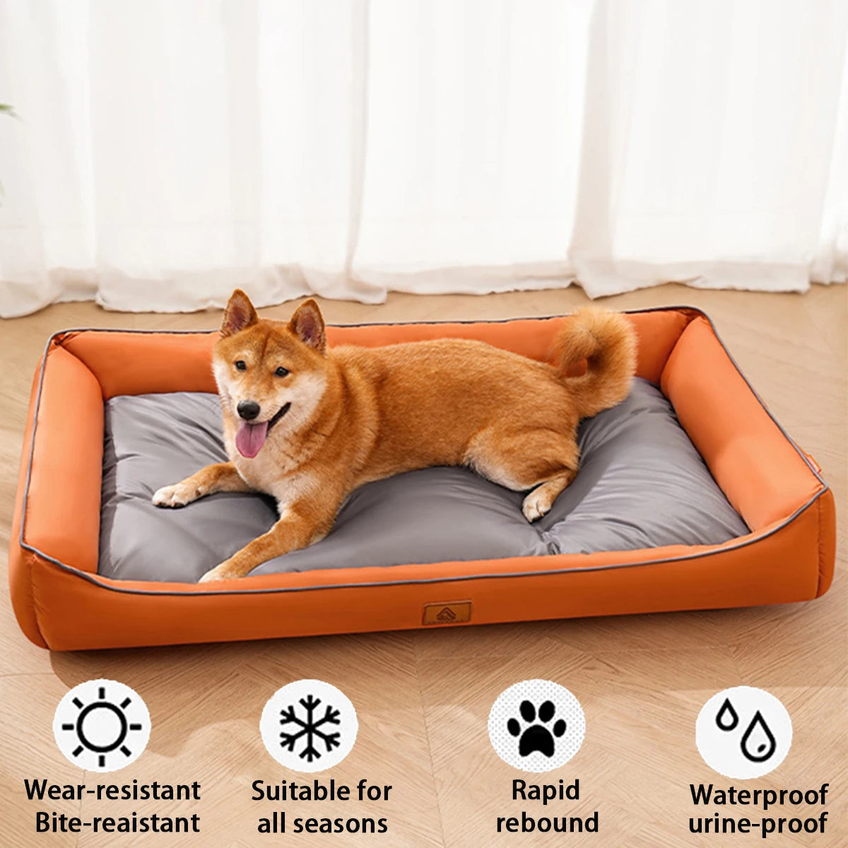 All Seasons Dog Bed for Large Dog Pad Summer Cooling Cat Bed for Dogs Soft Cat Mat Summer Puppy Bed for Chihuahua Teddy Cat