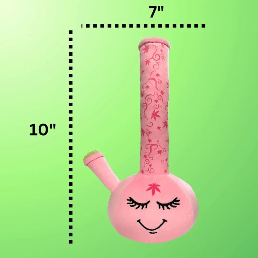 My Name is Harmony Bong Funny Squeaky Weed Dog Toy Cute Stuffed Parody Pot Bong Cool Plush 420 Novelty Gift for Pets Sized for