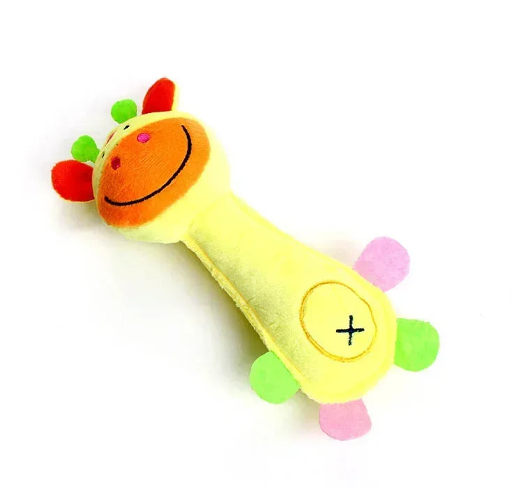 Cute Cartoon Plush Monkey/Deer/Pig Pet Dog Toys Puppy Pets Chewing Interactive  Toy Training Pet Dogs Supplies