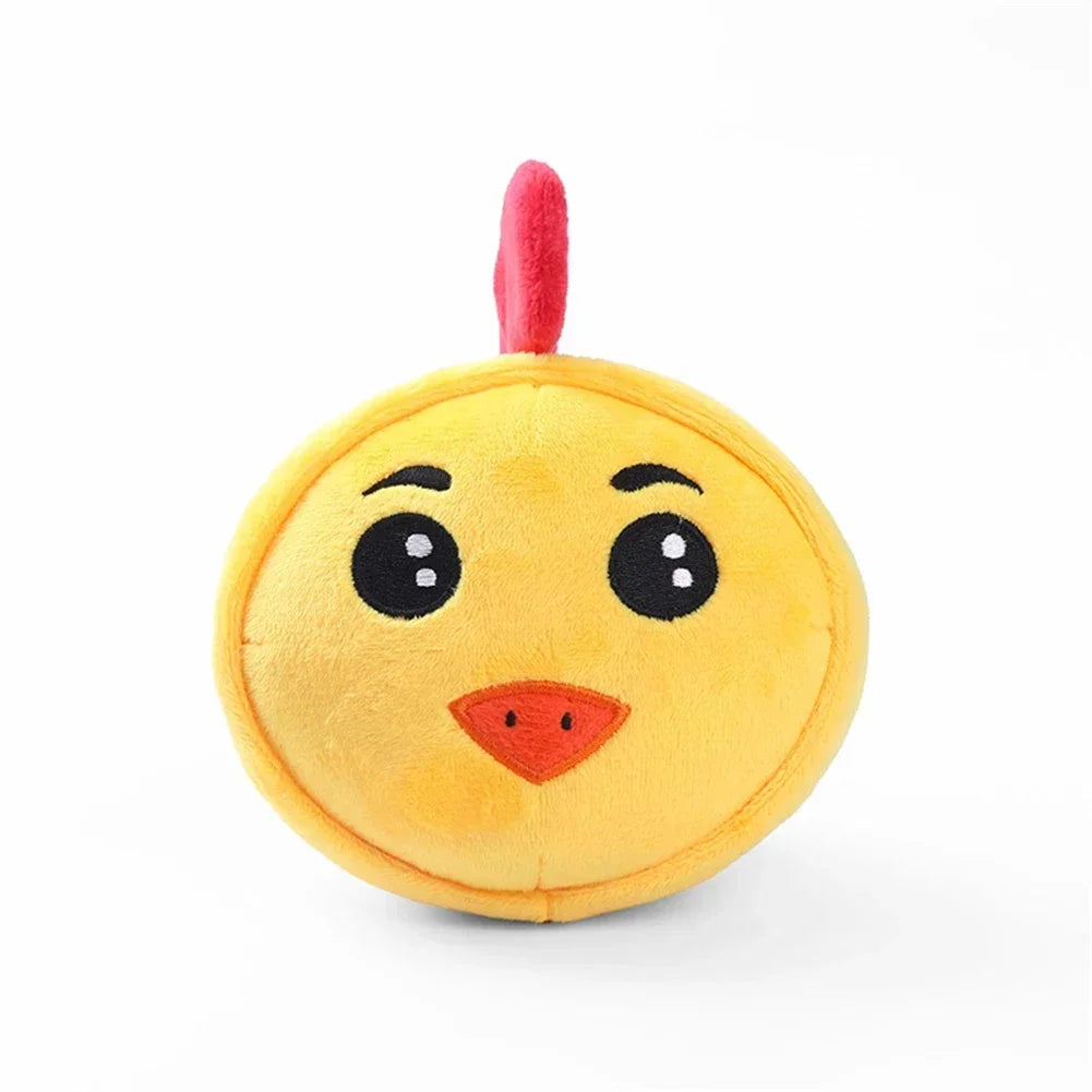 Plush Dog Ball Squeaky Toys Animal Shape Puppy Chihuahua Internactive Chew Toy Funny Bite Resistant Pets Dogs Accessories Supply